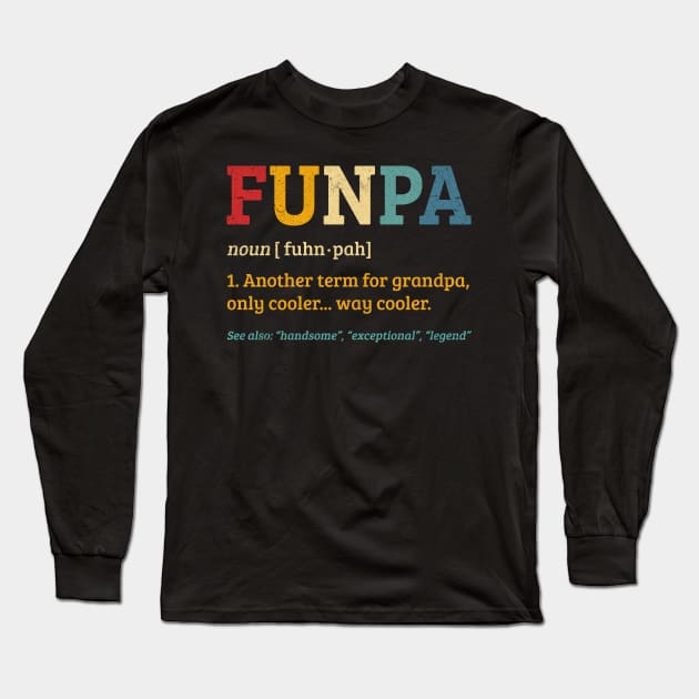 Vintage Funpa Definition Long Sleeve T-Shirt by sinhocreative